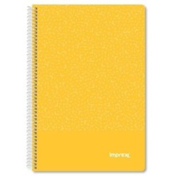 Cuaderno Imprex Amarillo Din A4 80 Hojas (4 Unidades)