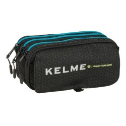 Portatodo Triple Kelme Iron Negro 21,5 x 10 x 8 cm