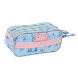 Portatodo Triple Frozen Ice magic Azul claro 21,5 x 10 x 8 cm