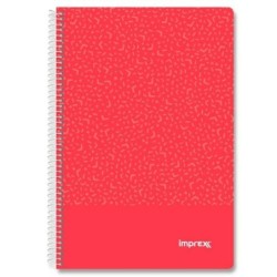 Cuaderno Imprex Rojo Din A4 80 Hojas (4 Unidades)