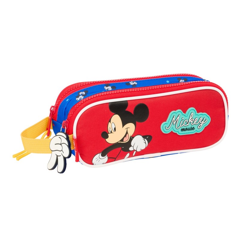 Portatodo Doble Mickey Mouse Clubhouse Good day Azul 21 x 8 x 6 cm