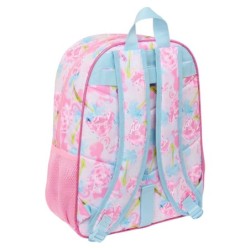 Mochila Escolar Barbie Painterly Rosa Azul cielo 33 x 42 x 14 cm