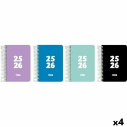 Agenda ENRI 1/4 15 x 21 cm 2025-2026 (4 Unidades)