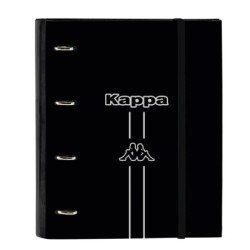 Carpeta de anillas Kappa Dark Negro 27 x 32 x 3.5 cm