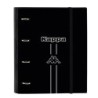 Carpeta de anillas Kappa Dark Negro 27 x 32 x 3.5 cm