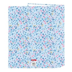 Carpeta de anillas Vicky Martín Berrocal Paraíso Azul Rosa A4 27 x 33 x 6 cm