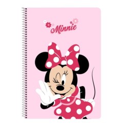 Carpeta de anillas Minnie Mouse Naive Rosa A4 21.5 x 31 x 1 cm