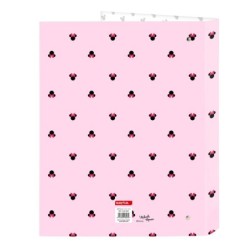 Carpeta de anillas Minnie Mouse Naive Rosa A4 26.5 x 33 x 4 cm