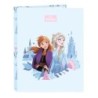 Carpeta de anillas Frozen Ice magic Azul A4 26.5 x 33 x 4 cm