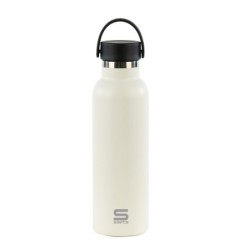 Botella Térmica Safta Nata Blanco Silicona Acero Inoxidable