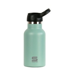 Botella Térmica Safta Eucalipto Verde Silicona Acero Inoxidable