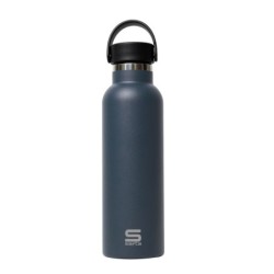 Botella Térmica Safta Ocean Azul oscuro Silicona Acero Inoxidable