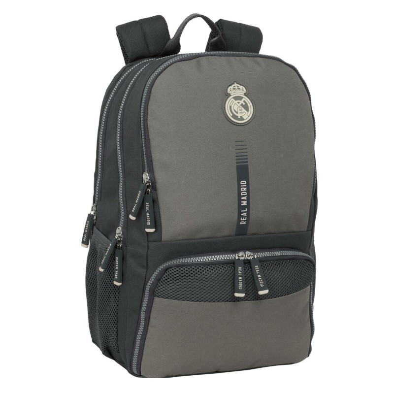 Mochila Escolar Real Madrid C.F. Gris 30 x 42 x 17 cm Mochila Escolar Real Madrid C.F. Gris 30 x 42 x 17 cm