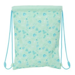 Bolsa Mochila con Cuerdas Safta Dino Verde 26 x 34 x 1 cm