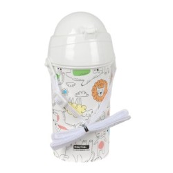 Botella de Agua Safta Zoo Beige PVC 500 ml