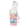Botella de Agua Safta Jirafa Coral PVC 500 ml