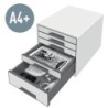 Cajón Archivador Leitz WOW CUBE Blanco