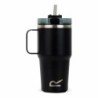 Vaso con Pajita Regatta Thermo Insulated Mug Negro 600 ml Acero Inoxidable