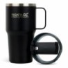 Vaso con Pajita Regatta Thermo Insulated Mug Negro 600 ml Acero Inoxidable