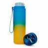 Botella de Agua Regatta Tritan Flip Amarillo Azul 600 ml
