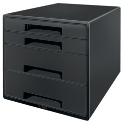 Cajón Archivador Leitz Negro Plástico reciclado Reciclable