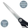 Tijeras Leitz Quality 205 mm Negro