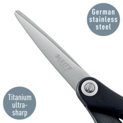 Tijeras Leitz Quality 150 mm Negro
