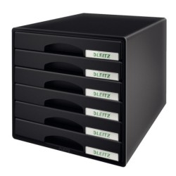 Cajón Archivador Leitz Buc de cajones Plus Negro
