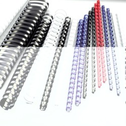 Canutillo para encuadernar GBC CombBind Negro 25 mm (50 Unidades)