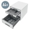 Cajón Archivador Leitz WOW CUBE Blanco
