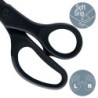 Tijeras Leitz Quality 205 mm Negro