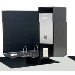 Archivador rellenable Rexel Dox 1 Negro A4