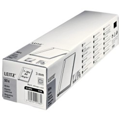 Varilla para encuadernar Leitz Negro 3 mm (50 Unidades)
