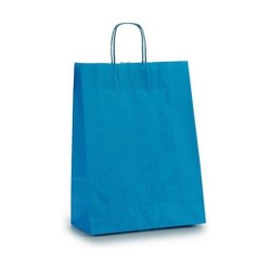 Bolsa de Papel Pincello 32412 Azul 12 x 52 x 32 cm (25 Unidades)