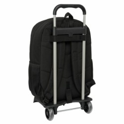 Mochila Escolar con Ruedas Batman Game over Negro 30 x 43 x 14 cm