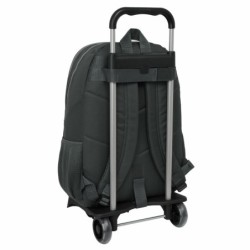 Mochila Escolar con Ruedas Real Madrid C.F. Gris 32 x 44 x 16 cm