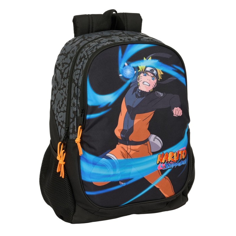 Mochila Escolar Naruto Negro 32 x 44 x 16 cm