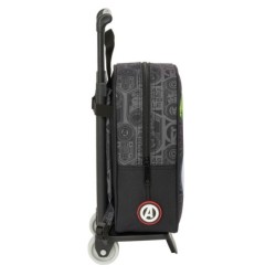 Mochila Escolar con Ruedas The Avengers Vendetta Negro 22 x 27 x 10 cm