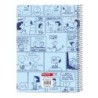 Libreta Snoopy Love Azul A5 80 Hojas