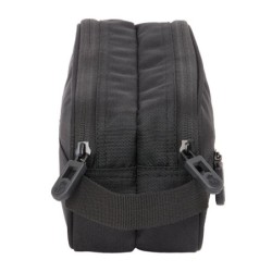 Estuche Escolar Real Madrid C.F. Negro 21 x 8 x 10 cm