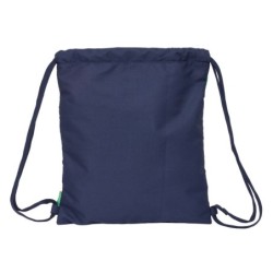 Bolsa Mochila con Cuerdas Benetton Flag Azul marino 35 x 40 x 1 cm