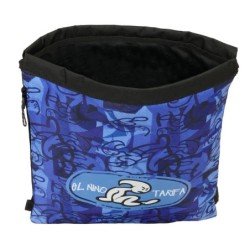 Bolsa Mochila con Cuerdas El Niño Roller Azul Negro 35 x 40 x 1 cm