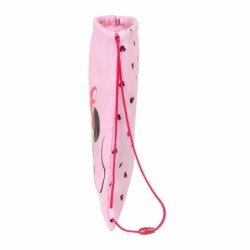 Bolsa Mochila con Cuerdas Minnie Mouse Naive Rosa 26 x 34 x 1 cm