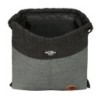 Bolsa Mochila con Cuerdas BlackFit8 Old school Negro Gris 35 x 40 x 1 cm