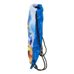 Bolsa Mochila con Cuerdas Hot Wheels Let's race Azul Negro 26 x 34 x 1 cm