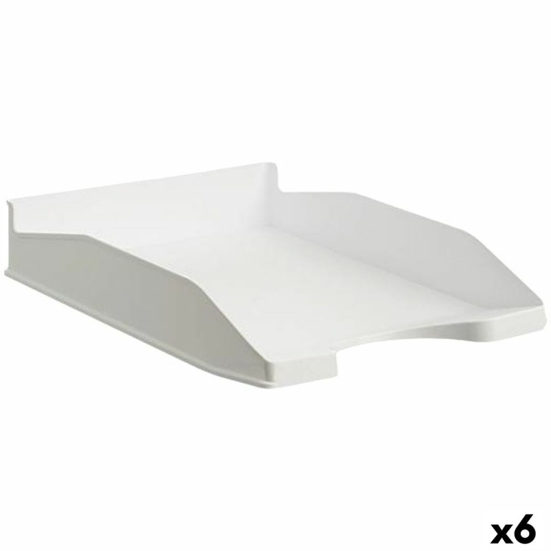 Bandeja para Archivar Archivo 2000 Plástico Reciclable 34,5 x 25,5 x 6 cm (6 Unidades)