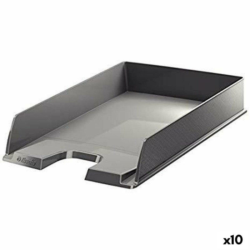 Bandeja para Archivar Esselte 623609 Gris Plástico 10 Unidades