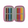 Plumier Triple Rainbow High Shine Multicolor 12,5 x 19,5 x 5,5 cm 37 Piezas