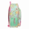 Mochila Escolar Disney Princess Bloom Verde Rosa 32 x 38 x 12 cm