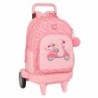 Mochila Escolar con Ruedas Moos Passion Multicolor 33 x 45 x 22 cm